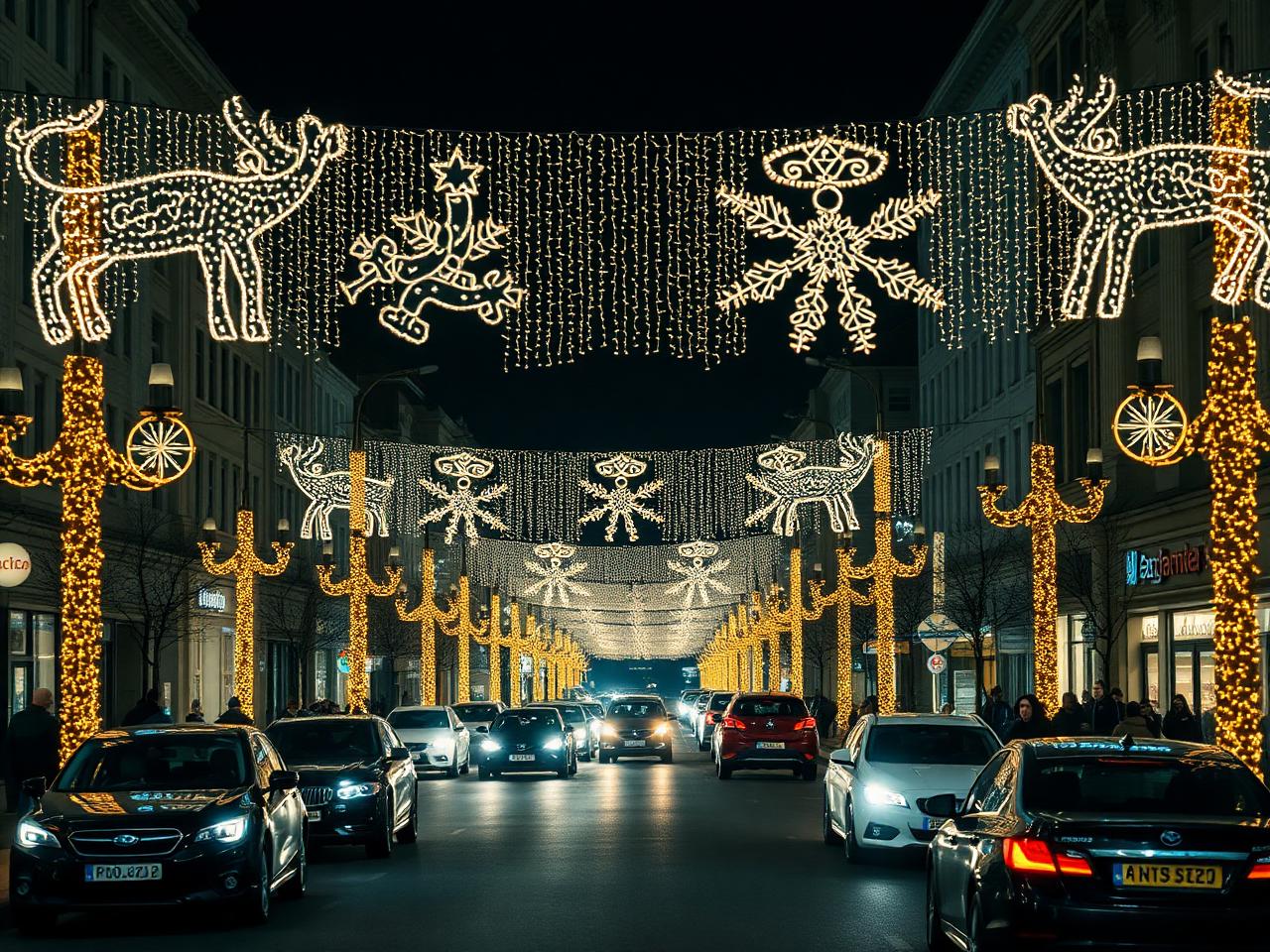 Iluminat festiv — Străzile principale