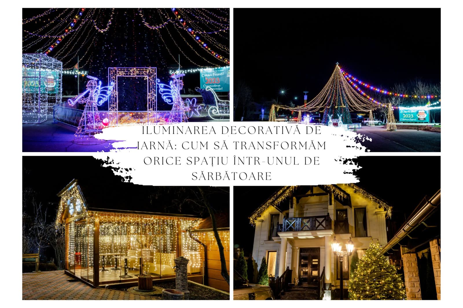 Iluminarea Decorativă de Iarnă: Cum să transformăm orice spațiu într-unul de sărbătoare
